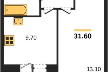 Фото №1: 1-комнатная квартира 31 м² - Краснодар, мкр. жилой комплекс Спортивная Деревня, ул. имени Генерала Корнилова, 16к1