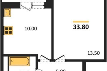 Фото №1: 1-комнатная квартира 33 м² - Краснодар, мкр. жилой комплекс Спортивная Деревня, 