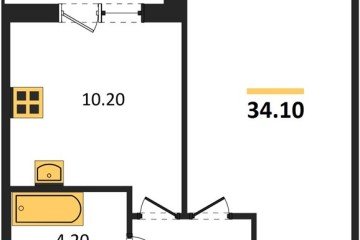 Фото №1: 1-комнатная квартира 34 м² - Краснодар, мкр. жилой комплекс Спортивная Деревня, 