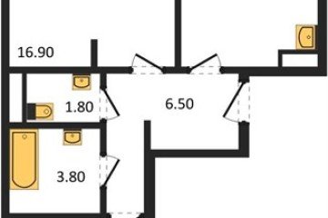 Фото №1: 2-комнатная квартира 55 м² - Краснодар, мкр. жилой комплекс Спортивная Деревня, 