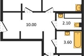 Фото №1: 2-комнатная квартира 59 м² - Краснодар, мкр. жилой комплекс Спортивная Деревня, 