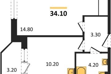 Фото №1: 1-комнатная квартира 34 м² - Краснодар, мкр. жилой комплекс Спортивная Деревня, 