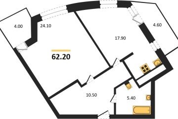 Фото №1: 1-комнатная квартира 63 м² - Краснодар, мкр. жилой комплекс Зеленодар, ул. Садовое Кольцо, 9