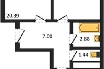 Фото №1: 2-комнатная квартира 65 м² - Краснодар, мкр. Славянский, ул. Заполярная, 39к7