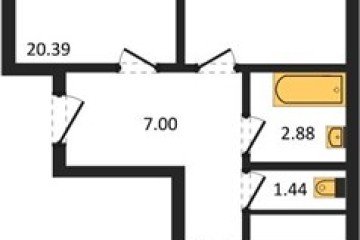 Фото №1: 2-комнатная квартира 65 м² - Краснодар, мкр. Славянский, ул. Заполярная, 39к7