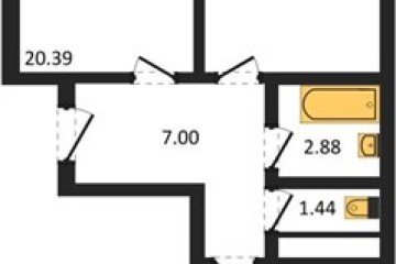 Фото №1: 2-комнатная квартира 65 м² - Краснодар, мкр. Славянский, ул. Заполярная, 39к7