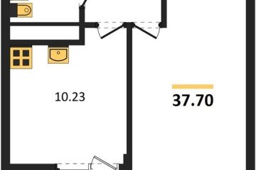 Фото №1: 1-комнатная квартира 37 м² - Краснодар, мкр. Славянский, ул. Заполярная, 39к7