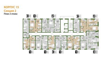 Фото №4: 3-комнатная квартира 70 м² - Краснодар, мкр. Догма Парк, 