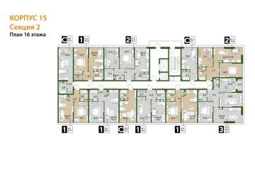 Фото №4: 2-комнатная квартира 61 м² - Краснодар, мкр. Догма Парк, 