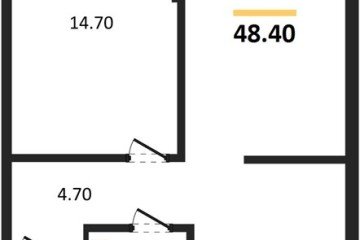 Фото №1: 1-комнатная квартира 48 м² - Краснодар, мкр. Догма Парк, 