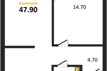 Фото №1: 1-комнатная квартира 47 м² - Краснодар, мкр. Догма Парк, 