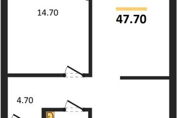Фото №1: 1-комнатная квартира 47 м² - Краснодар, мкр. Догма Парк, 
