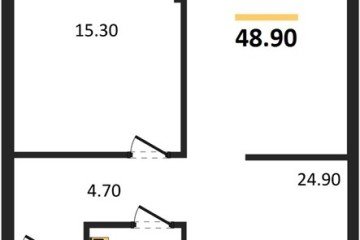 Фото №1: 1-комнатная квартира 48 м² - Краснодар, мкр. Догма Парк, 