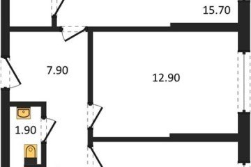 Фото №1: 2-комнатная квартира 60 м² - Краснодар, мкр. Догма Парк, 