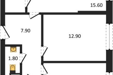 Фото №1: 2-комнатная квартира 59 м² - Краснодар, мкр. Догма Парк, 
