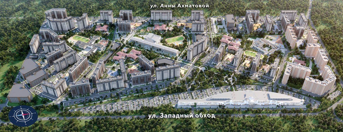 Фото №3: 3-комнатная квартира 70 м² - Краснодар, Прикубанский внутригородской округ, мкр. Догма Парк