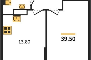 Фото №1: 1-комнатная квартира 39 м² - Краснодар, мкр. Догма Парк, 