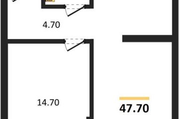 Фото №1: 1-комнатная квартира 47 м² - Краснодар, мкр. Догма Парк, 