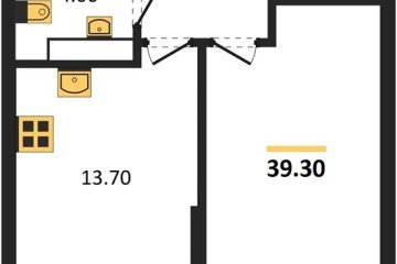 Фото №1: 1-комнатная квартира 39 м² - Краснодар, мкр. Догма Парк, 