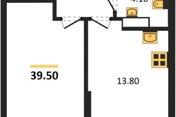 Фото №1: 1-комнатная квартира 39 м² - Краснодар, мкр. Догма Парк, 