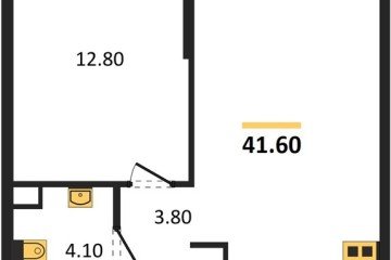 Фото №1: 1-комнатная квартира 41 м² - Краснодар, мкр. Догма Парк, 