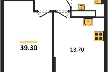 Фото №1: 1-комнатная квартира 39 м² - Краснодар, мкр. Догма Парк, 
