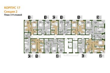 Фото №5: 3-комнатная квартира 70 м² - Краснодар, мкр. Догма Парк, 