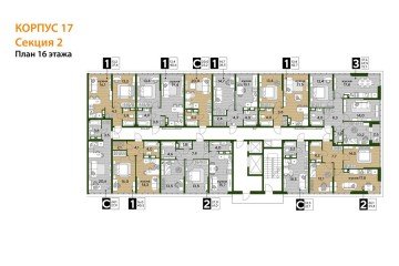 Фото №5: 2-комнатная квартира 61 м² - Краснодар, мкр. Догма Парк, 