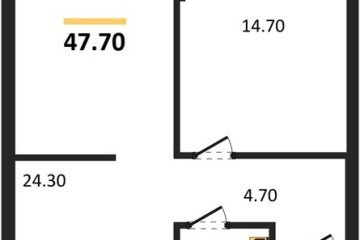 Фото №1: 1-комнатная квартира 47 м² - Краснодар, мкр. Прикубанский внутригородской округ, 