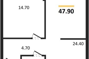Фото №1: 1-комнатная квартира 47 м² - Краснодар, мкр. Прикубанский внутригородской округ, 