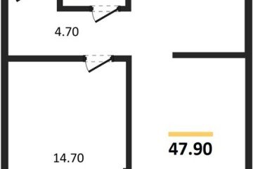Фото №1: 1-комнатная квартира 47 м² - Краснодар, мкр. Догма Парк, 