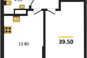 Фото №1: 1-комнатная квартира 39 м² - Краснодар, мкр. Догма Парк, 