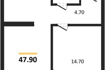 Фото №1: 1-комнатная квартира 47 м² - Краснодар, мкр. Догма Парк, 