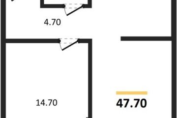 Фото №1: 1-комнатная квартира 47 м² - Краснодар, мкр. Догма Парк, 