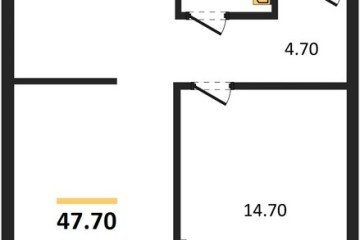 Фото №1: 1-комнатная квартира 47 м² - Краснодар, мкр. Догма Парк, 