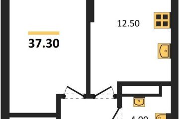 Фото №1: 1-комнатная квартира 37 м² - Краснодар, мкр. Догма Парк, 