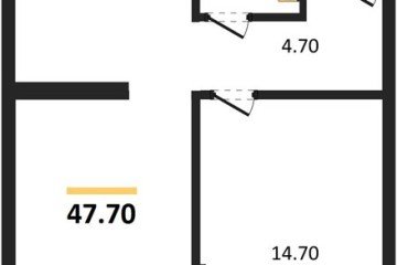 Фото №1: 1-комнатная квартира 47 м² - Краснодар, мкр. Догма Парк, 