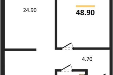 Фото №1: 1-комнатная квартира 48 м² - Краснодар, мкр. Прикубанский внутригородской округ, 