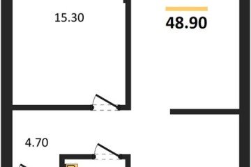 Фото №1: 1-комнатная квартира 48 м² - Краснодар, мкр. Прикубанский внутригородской округ, 