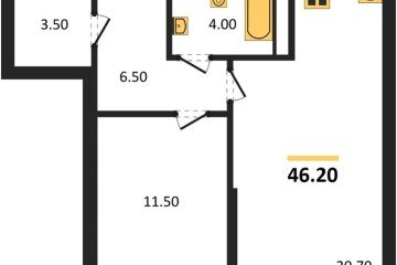 Фото №1: 1-комнатная квартира 46 м² - Краснодар, мкр. Прикубанский внутригородской округ, 