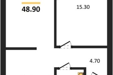 Фото №1: 1-комнатная квартира 48 м² - Краснодар, мкр. Прикубанский внутригородской округ, 