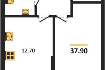 Фото №1: 1-комнатная квартира 37 м² - Краснодар, мкр. Прикубанский внутригородской округ, 