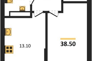 Фото №1: 1-комнатная квартира 38 м² - Краснодар, мкр. Прикубанский внутригородской округ, 
