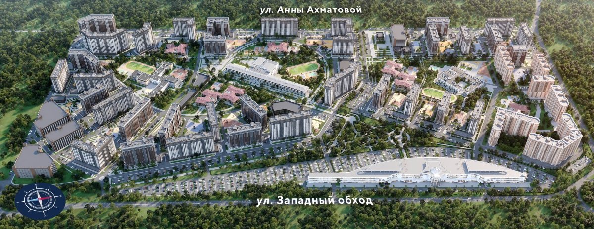 Фото №3: 2-комнатная квартира 57 м² - Краснодар, Догма Парк, мкр. Прикубанский внутригородской округ