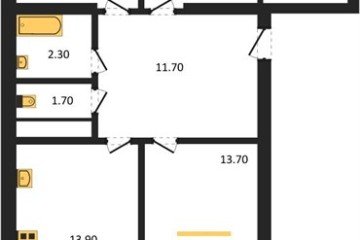 Фото №1: 3-комнатная квартира 75 м² - Краснодар, мкр. Прикубанский внутригородской округ, 