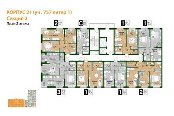 Фото №4: 2-комнатная квартира 60 м² - Краснодар, мкр. Прикубанский внутригородской округ, 