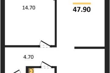 Фото №1: 1-комнатная квартира 47 м² - Краснодар, мкр. Прикубанский внутригородской округ, 