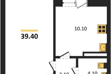 Фото №1: 1-комнатная квартира 39 м² - Краснодар, мкр. Прикубанский внутригородской округ, ул. Конгрессная, лит16