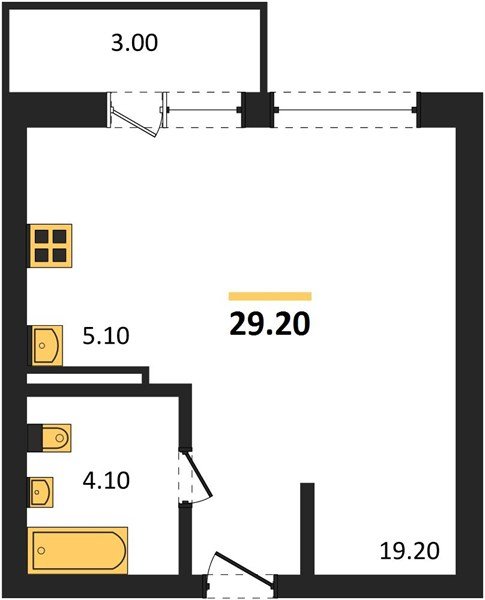 Фото №1: Студия 29 м² - Краснодар, ЖК Красная Площадь, жилой комплекс Нeo-квартал Красная Площадь, мкр. Прикубанский внутригородской округ, ул. Конгрессная, лит16