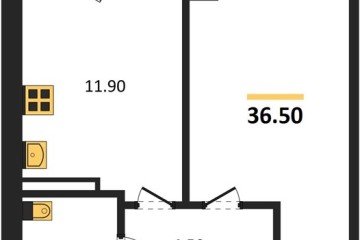 Фото №1: 1-комнатная квартира 36 м² - Краснодар, мкр. Прикубанский внутригородской округ, ул. Конгрессная, лит16